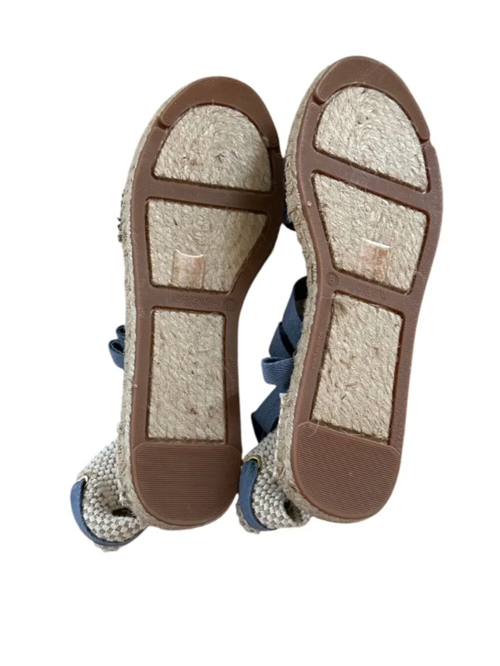 J.Crew Wrap Around Espadrilles - Size 8 - NIB